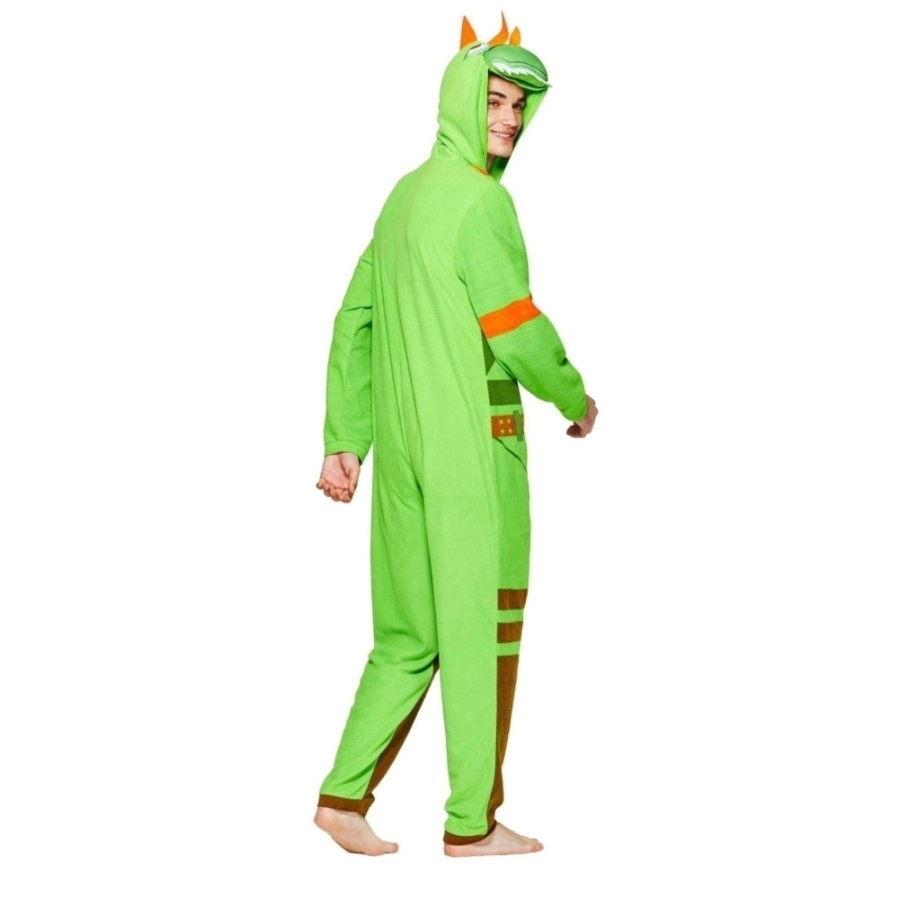 NWT! Fortnite Rex Onesie Uinion Suit Pajama mens - Picture 3 of 9